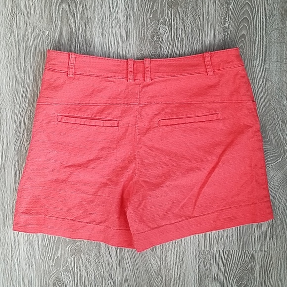 Anthropologie coral shorts. Size 4. - Picture 2 of 4